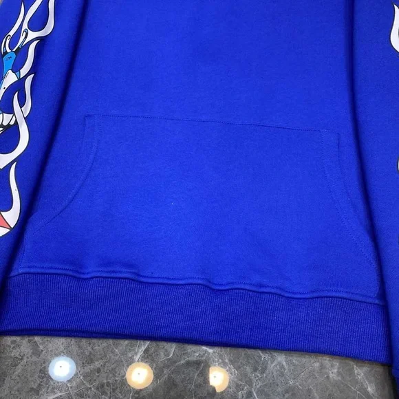 Chrome Hearts MattyBoy Blue Graphic Hoodie - Picture 4 of 8